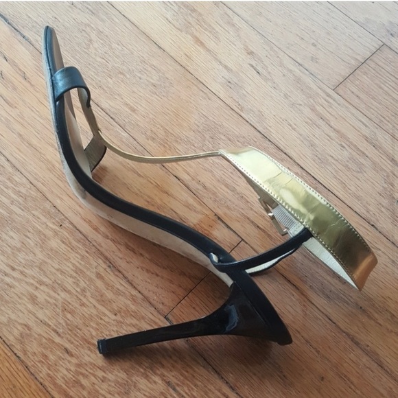Jimmy Choo Black Gold heels 39.5 - Picture 5 of 5